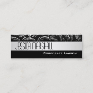 Linha magro profissional cartões de visitas do