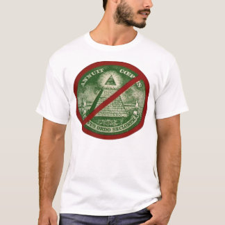 Linha t-shirt de ANTI-ILLUMINATI para homens