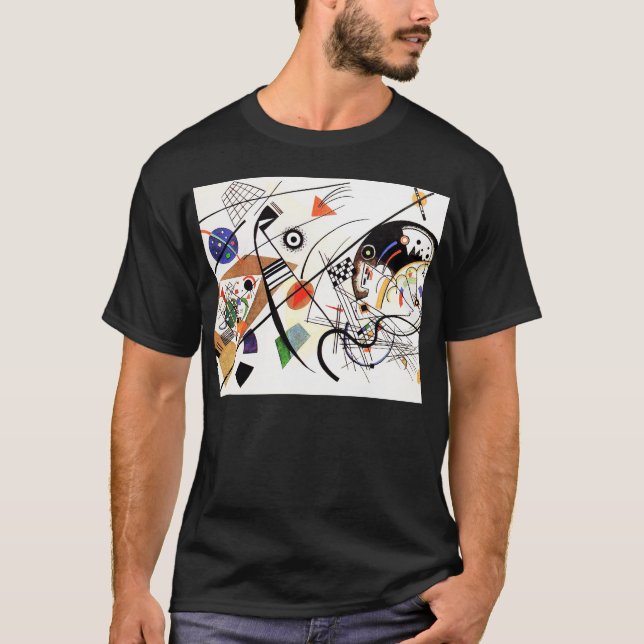 Linha t-shirt de Kandinsky Tranverse (Frente)
