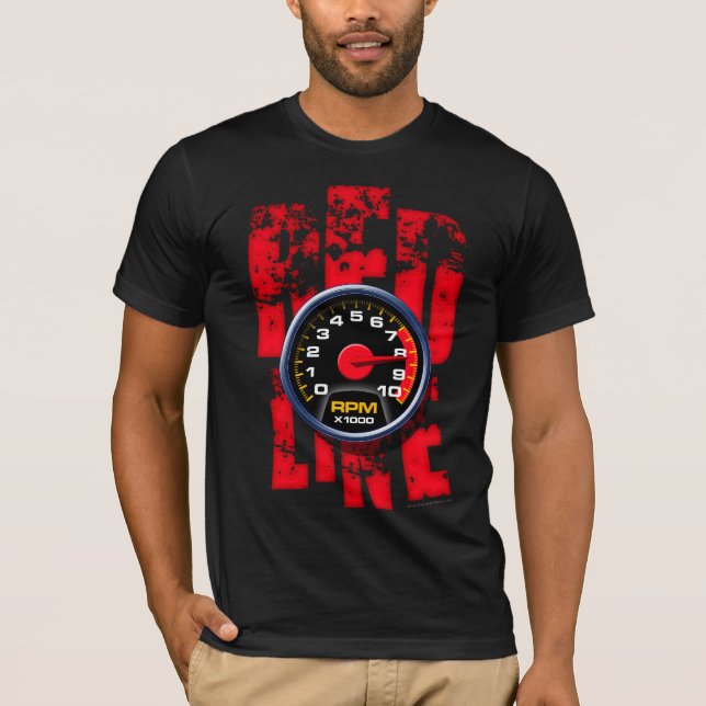 Linha vermelha t-shirt (Frente)