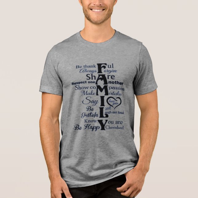 Linhas da família T-Shirt (Frente)