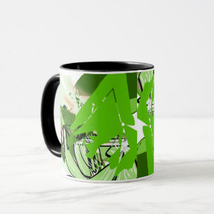 Linhas da Selva de Lima — Caneca com Invólucro Abs