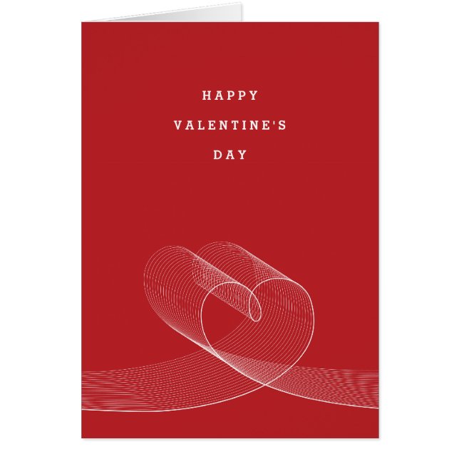 Linhas de amor Loopy cartão com fotos do (Frente)