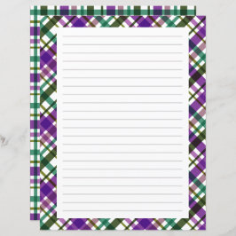 Linhas de Xadrez das Cores de Natal