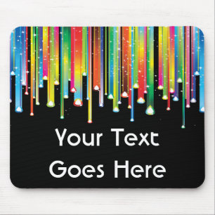 Linhas do gotejamento de pintura Mousepad