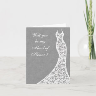 Linho bonito você será meu cartão da madrinha d