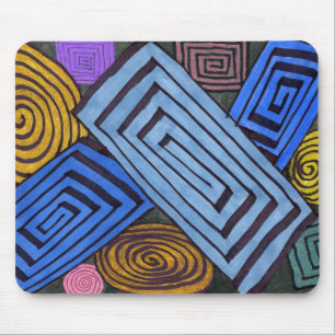 "Links Egípcios" Design de Mousepad Abstrato