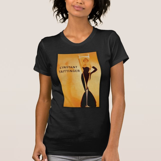 L'Instant Taittinger Damies T-shirt (Frente)