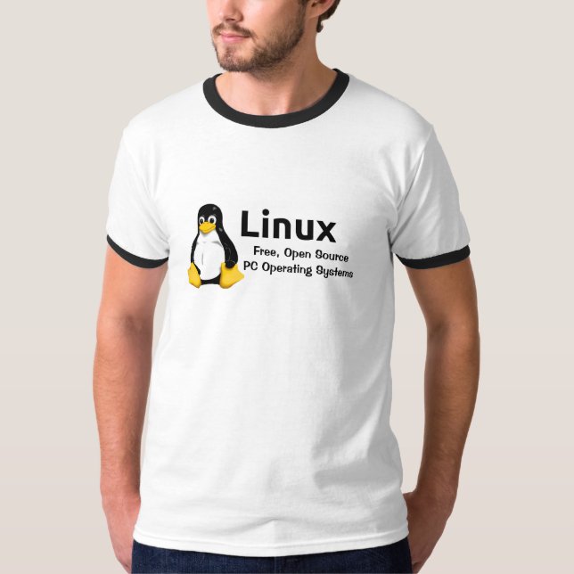 Linux: Livre, t-shirt de Open Source (Frente)