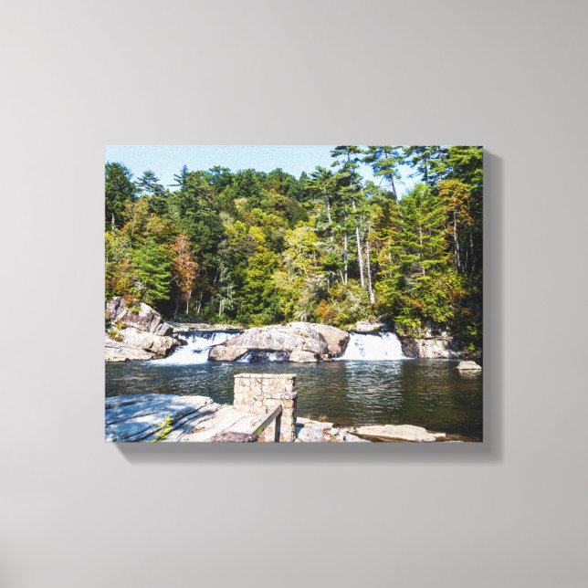 Linville Falls Canvas Print (Frente)