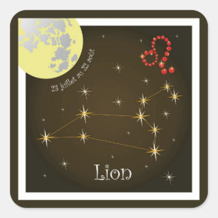 Lion 23 juillet au 22 août autocolantes
