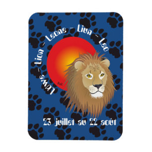 Lion 23 juillet au 22 août Premium Flexi íman