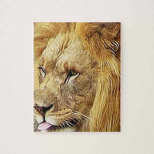 Lion Art Quebra-cabeça (Vertical)
