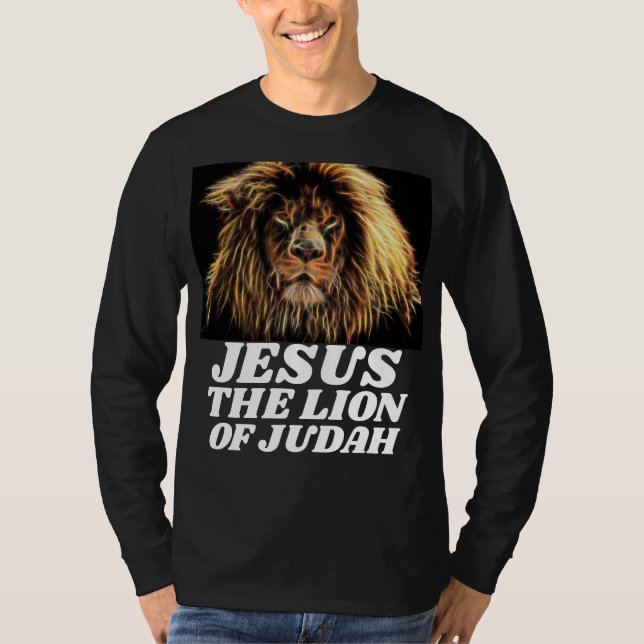 LÍON DAS t-shirts JUDAH JESUS CHRISTIAN (Frente)