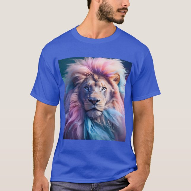 Lion Digital Art T-Shirt (Frente)