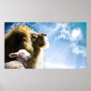Lion e Lamb Poster