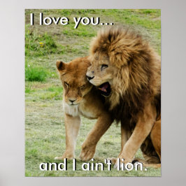 Lion e Lioness Poster