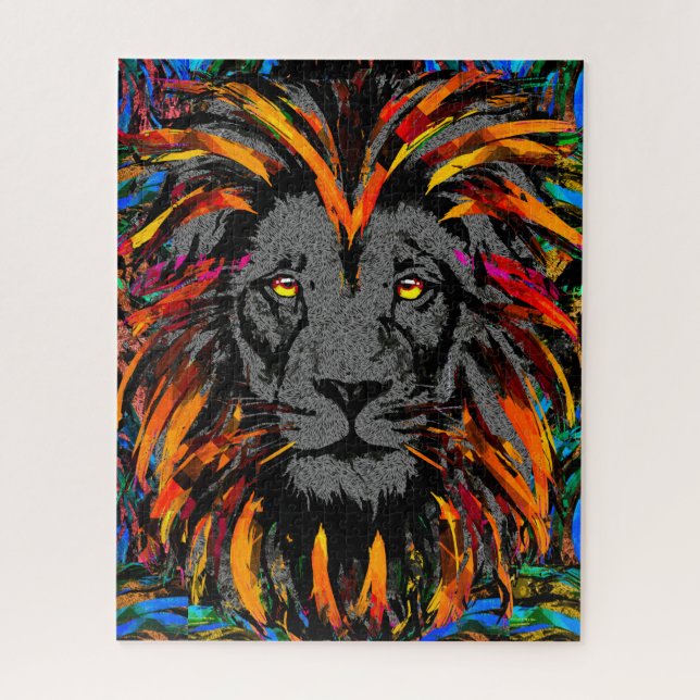 Lion Head Jigsera Quebra-cabeça | Quebra-cabeça de (Vertical)