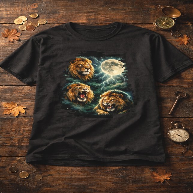 Lion Moon T-Shirt (Criador carregado)