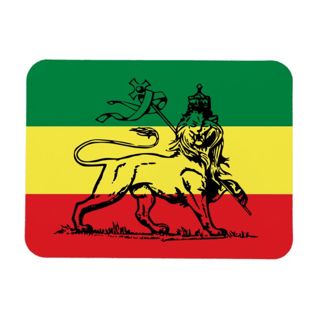 Lion of Juda - Rastafara Rastafari reggae íman - (Horizontal)
