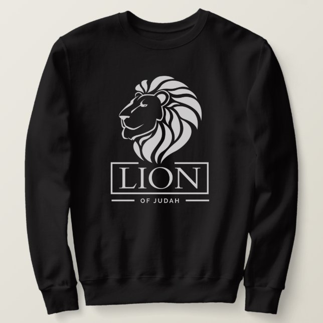 Lion of Judah Jah Rastafari Emperor Rasta suéter (Frente do Design)