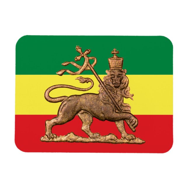 Lion of Judah - Rastafara reggae Rasta íman - (Horizontal)