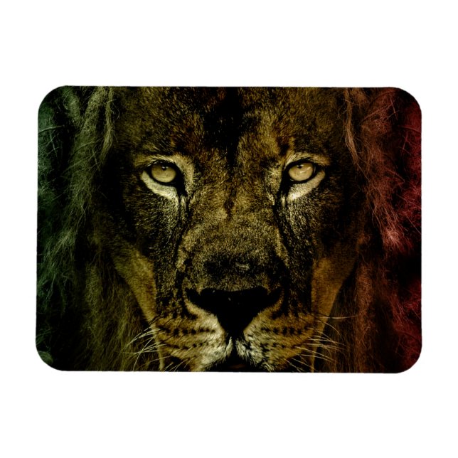 Lion of Judah - Rastafara reggae Rasta íman - (Horizontal)