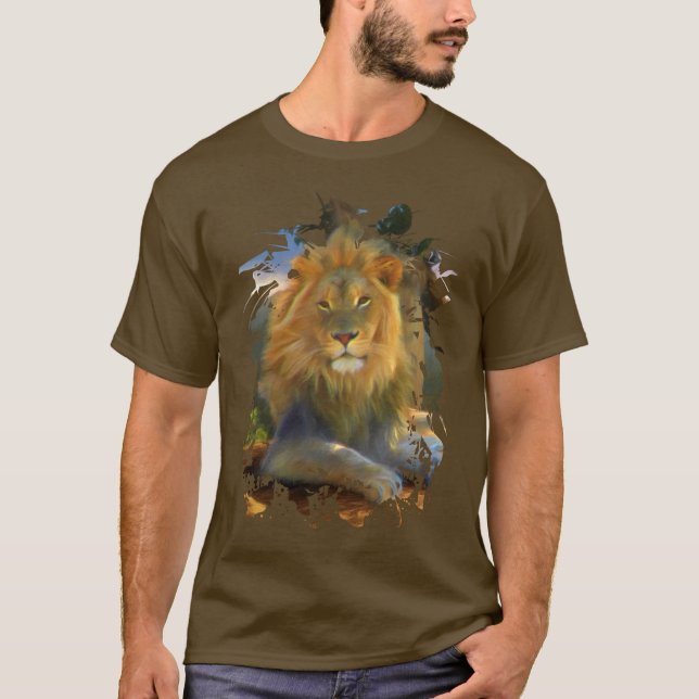LION ON ON THE JOB T-Shirt (Frente)