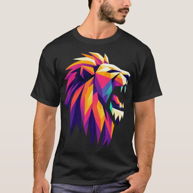 Lion T-shirt Design (Frente)