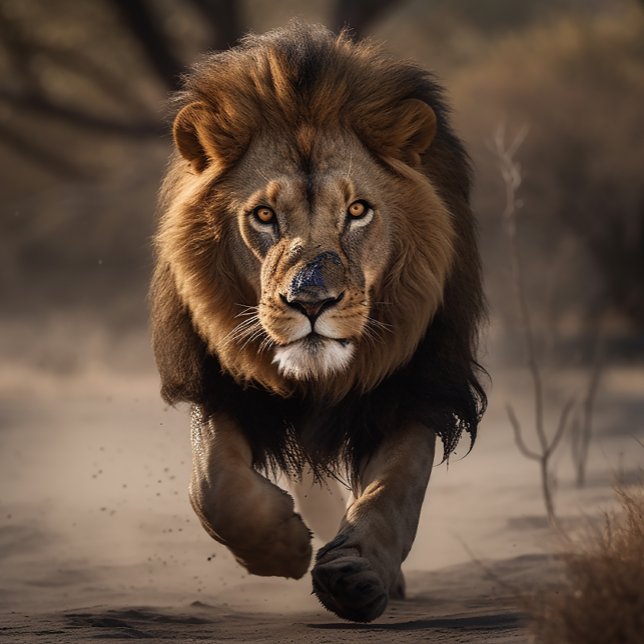 Lion tem o direito de ser Quebra-cabeça do quebra- (Criador carregado)