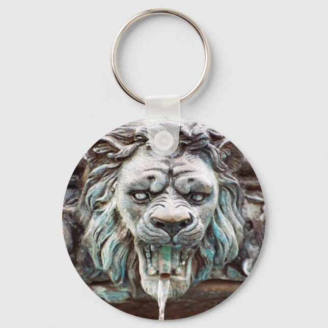 Lion Water Fountain Chaveiro (Frente)