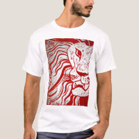 Lion Woodcut T-Shirt