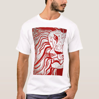 Lion Woodcut T-Shirt