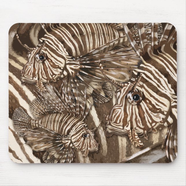 Lionfish Mouse Pad (Frente)