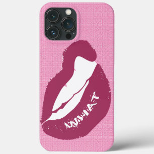 Lip Bite QUE capas de iphone de gabinete