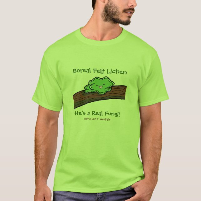 Líquene boreal de feltro: um t-shirt real dos (Frente)