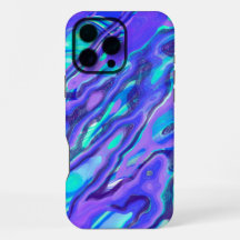 Líquido de textura Abstrato de mármore azul-roxo c