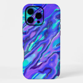 Líquido de textura Abstrato de mármore azul-roxo c