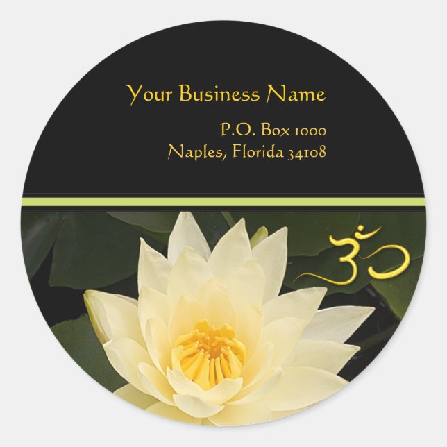 Lírio de água, Om adesivos (Frente)