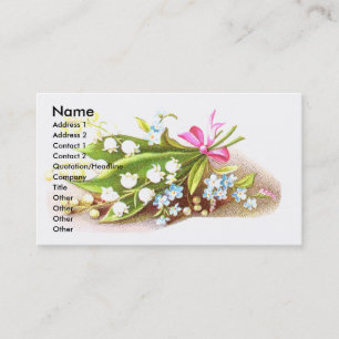 Lírio do cartão do álbum de recortes do Victorian