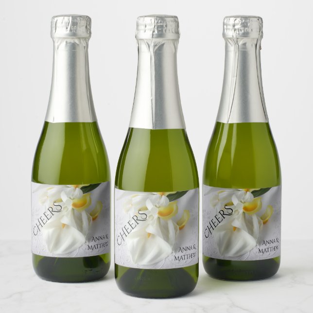 Lírios Calla e íris (Garrafas)