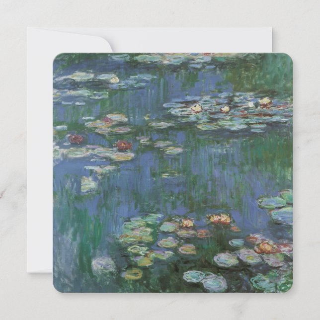 Lírios de Claude Monet, Flores Vintage (Frente)