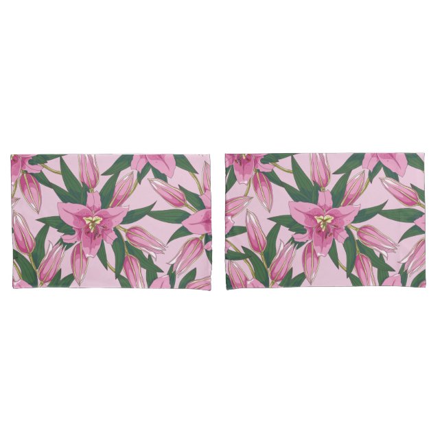 Lírios Sangrentos de Rosa Pastel (Frente - conjunto)