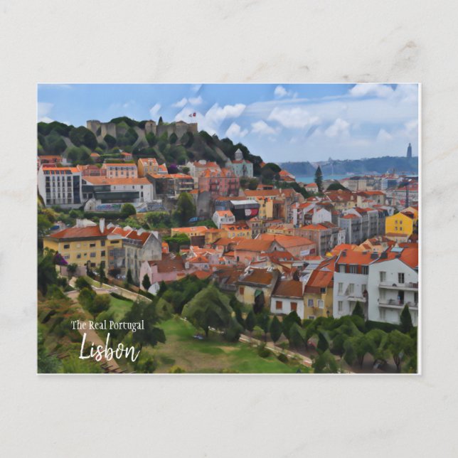 Lisboa - O Cartão Postal Real de Portugal (Frente)