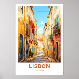 Lisborn Portugal Viagem Impressão