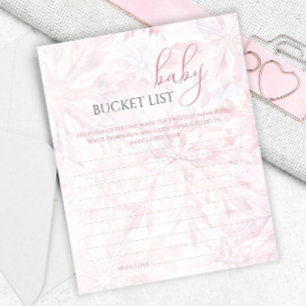 Lista de Baldes de Flocos de Neve Rosa Inverno