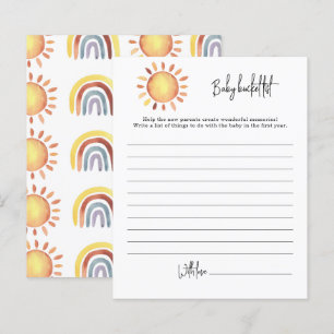 Lista de baldes Sunshine Baby