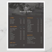 Lista de bebidas de café