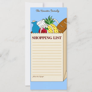 Lista de Compras Personalizadas da Família
