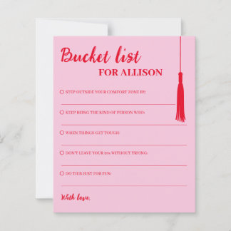 Lista de Desejos Rosa e Vermelho Conselhos de Grad